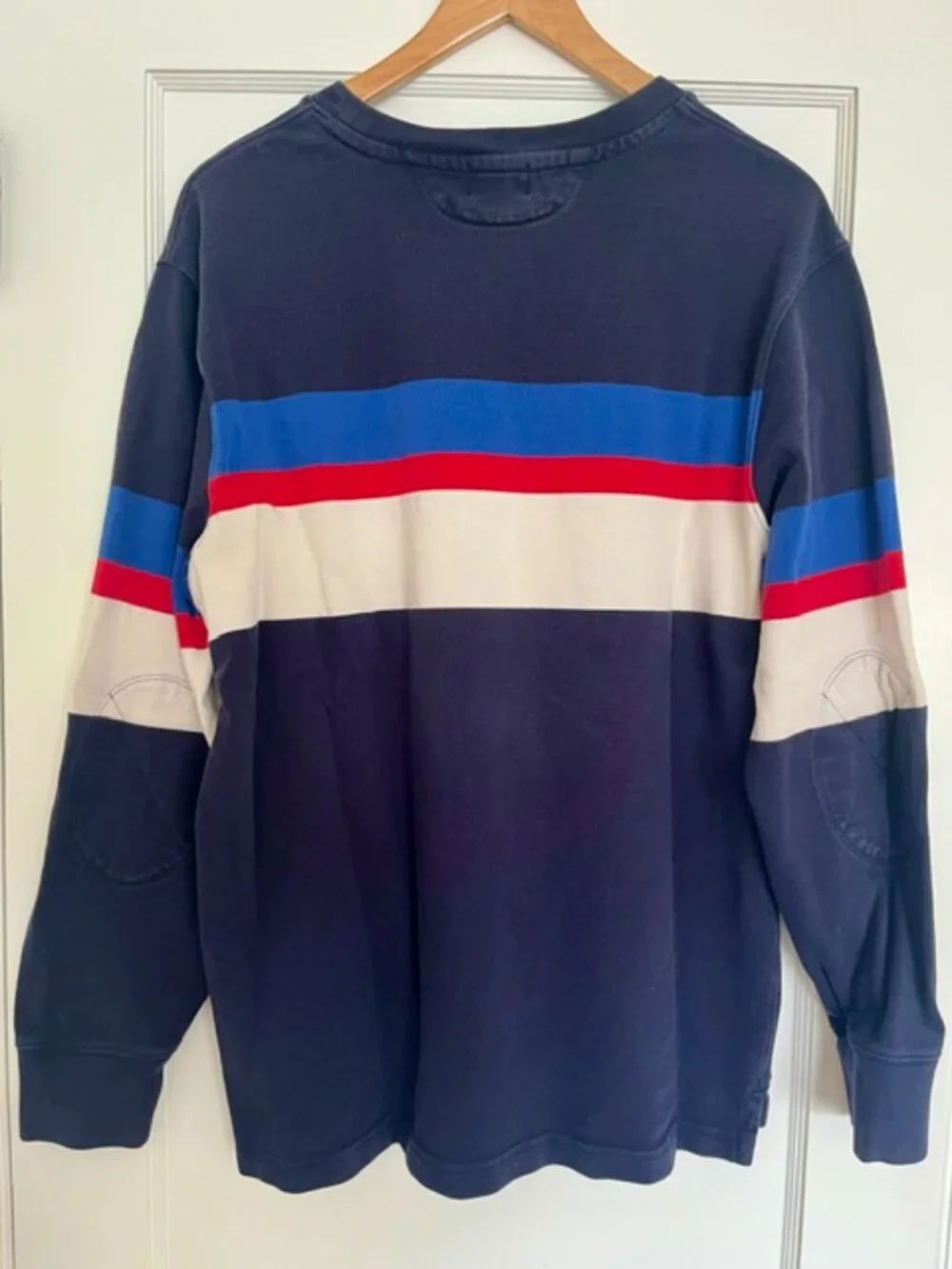 J. Crew Striped Rugby Crewneck Shirt | Size Large